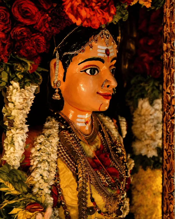Sri Gowramma Devi in sacred adornment